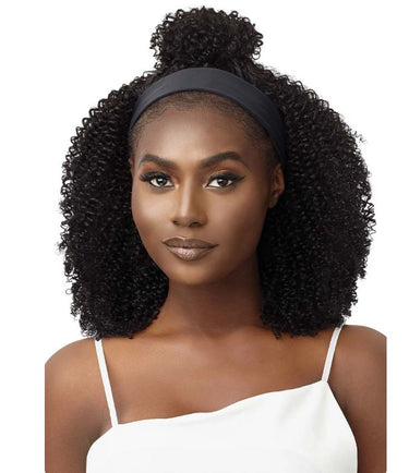 OUTRE UNPROCESSED HUMAN HAIR HEADBAND WIG/HH-KINKY COILY 14